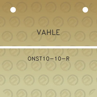 vahle-onst10-10-r