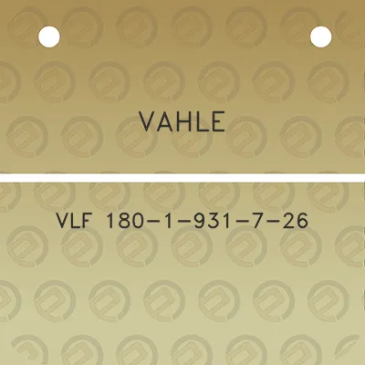 vahle-vlf-180-1-931-7-26