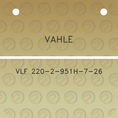 vahle-vlf-220-2-951h-7-26