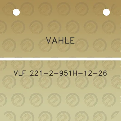 vahle-vlf-221-2-951h-12-26