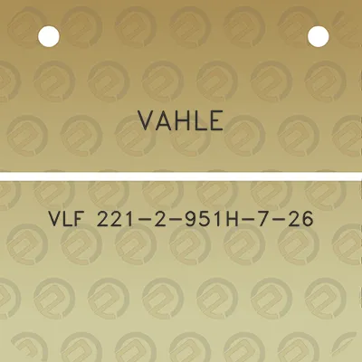 vahle-vlf-221-2-951h-7-26