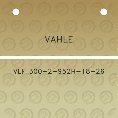 vahle-vlf-300-2-952h-18-26