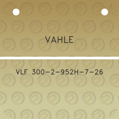 vahle-vlf-300-2-952h-7-26