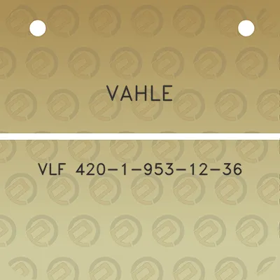 vahle-vlf-420-1-953-12-36