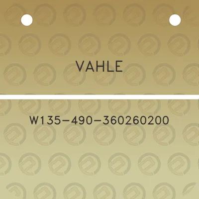 vahle-w135-490-360260200