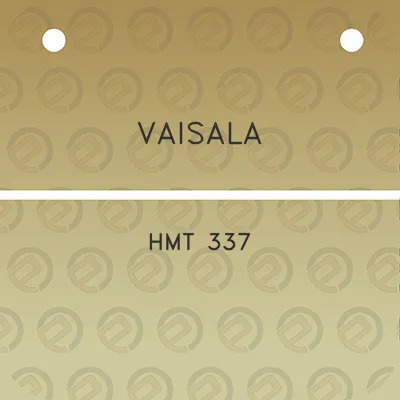 vaisala-hmt-337