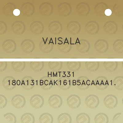 vaisala-hmt331-180a131bcak161b5acaaaa1