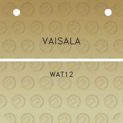 vaisala-wat12