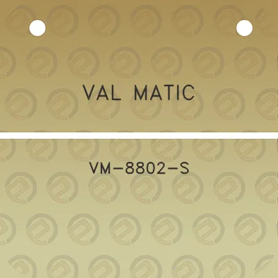 val-matic-vm-8802-s