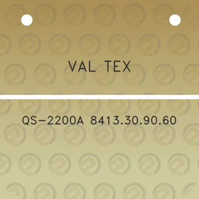 val-tex-qs-2200a-8413309060