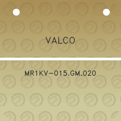 valco-mr1kv-015gm020