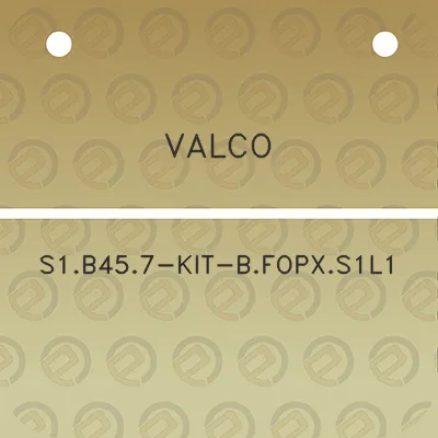 valco-s1b457-kit-bfopxs1l1