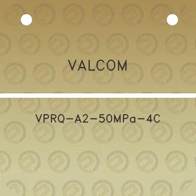 valcom-vprq-a2-50mpa-4c