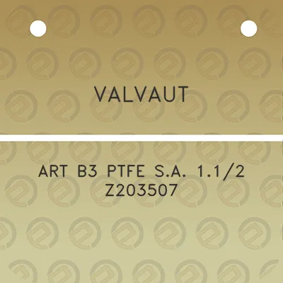 valvaut-art-b3-ptfe-sa-112-z203507