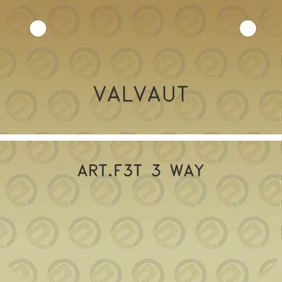 valvaut-artf3t-3-way