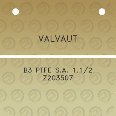 valvaut-b3-ptfe-sa-112-z203507