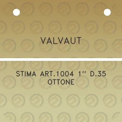 valvaut-stima-art1004-1-d35-ottone