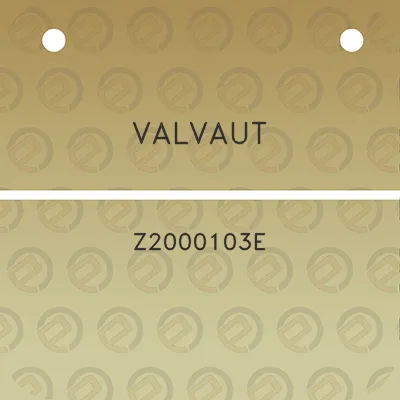 valvaut-z2000103e