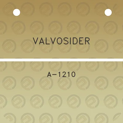 valvosider-a-1210