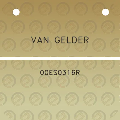 van-gelder-00es0316r