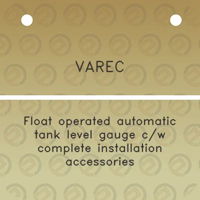 varec-float-operated-automatic-tank-level-gauge-cw-complete-installation-accessories