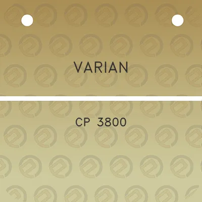 varian-cp-3800