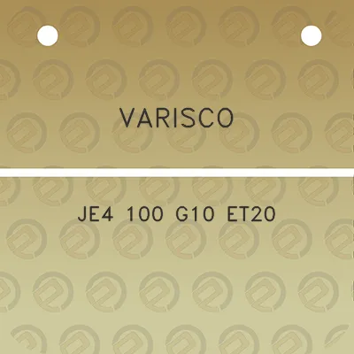 varisco-je4-100-g10-et20