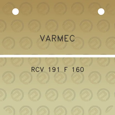 varmec-rcv-191-f-160