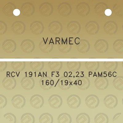 varmec-rcv-191an-f3-0223-pam56c-16019x40