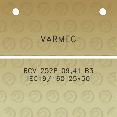 varmec-rcv-252p-0941-b3-iec19160-25x50