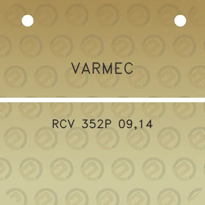 varmec-rcv-352p-0914