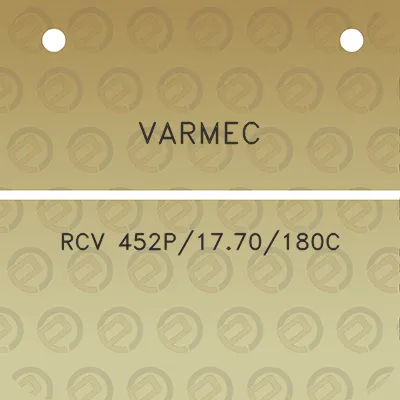 varmec-rcv-452p1770180c