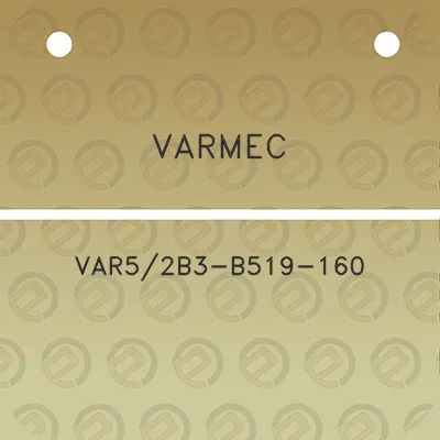 varmec-var52b3-b519-160