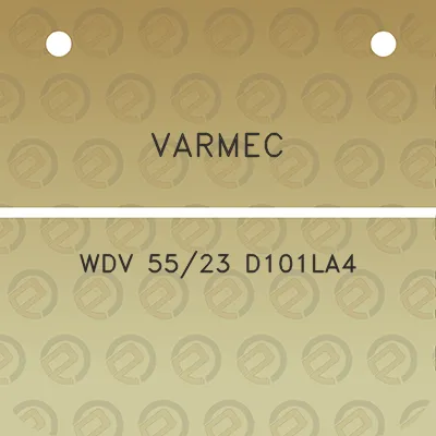 varmec-wdv-5523-d101la4