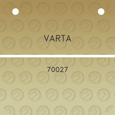 varta-70027