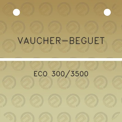 vaucher-beguet-eco-3003500