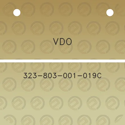 vdo-323-803-001-019c