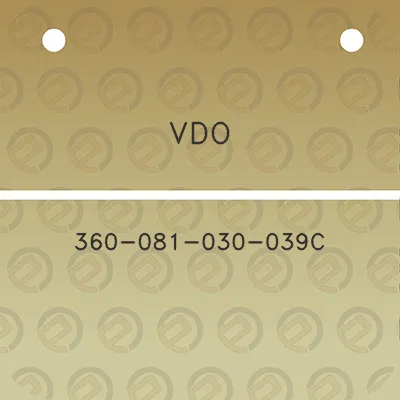 vdo-360-081-030-039c