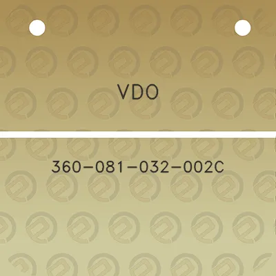 vdo-360-081-032-002c