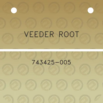 veeder-root-743425-005