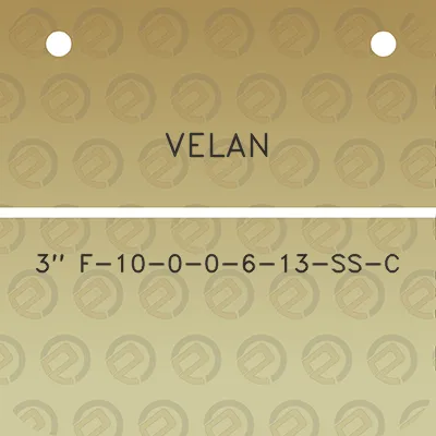 velan-3-f-10-0-0-6-13-ss-c