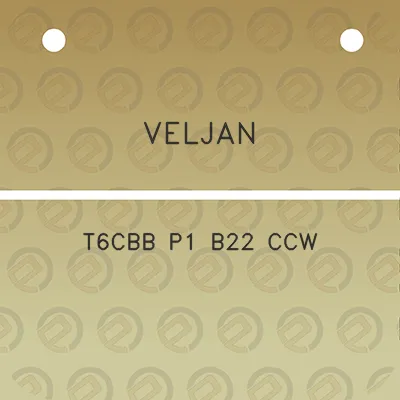 veljan-t6cbb-p1-b22-ccw