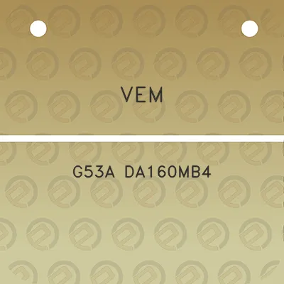 vem-g53a-da160mb4