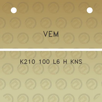 vem-k210-100-l6-h-kns