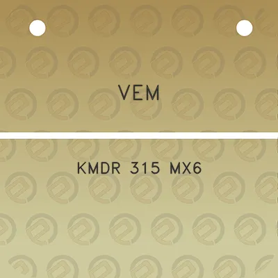 vem-kmdr-315-mx6