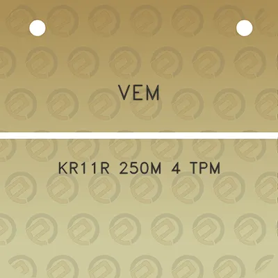 vem-kr11r-250m-4-tpm