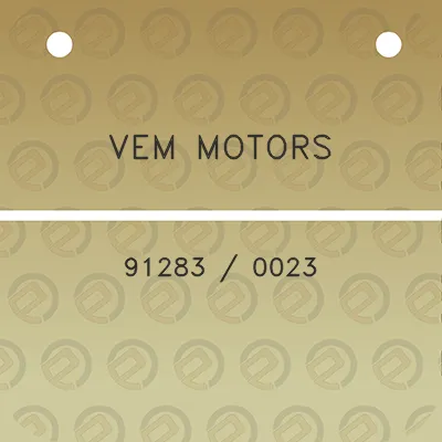 vem-motors-91283-0023