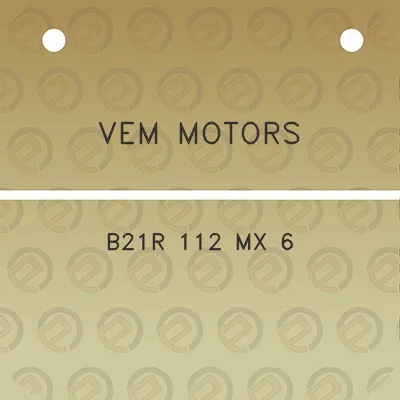 vem-motors-b21r-112-mx-6