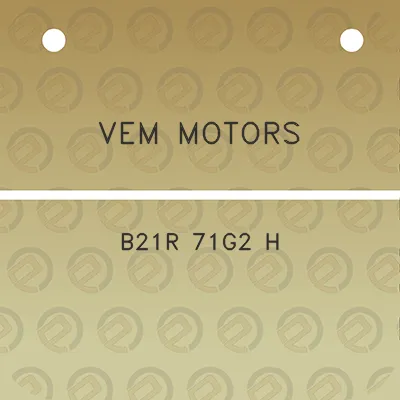 vem-motors-b21r-71g2-h