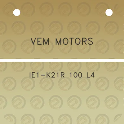 vem-motors-ie1-k21r-100-l4